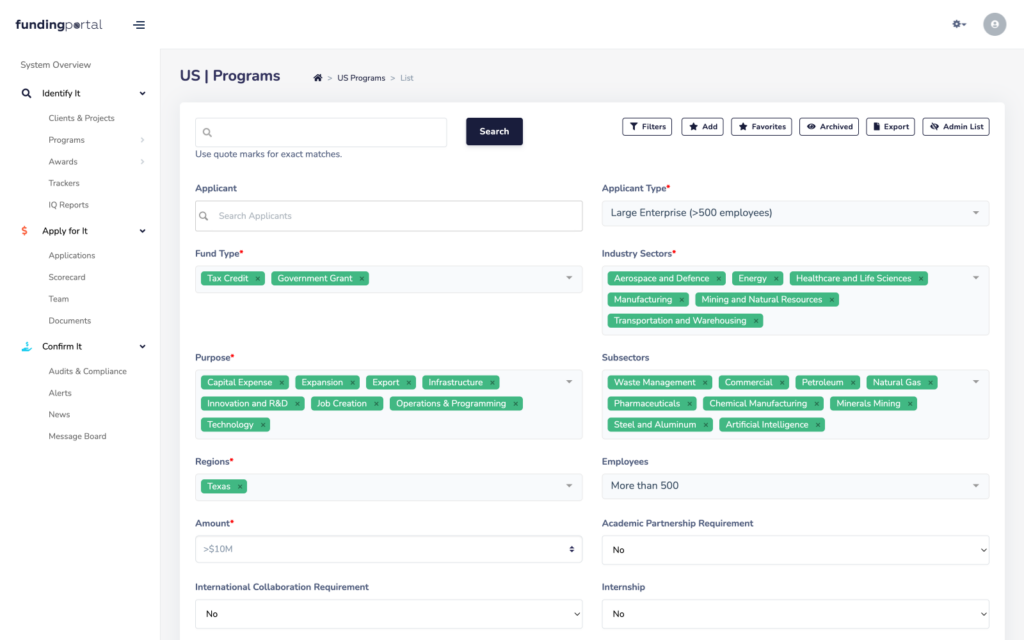 Fundingportal Enterprise